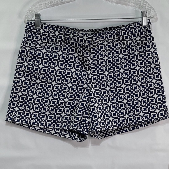 Laundry By Shelli Segal Pants - Laundry By Shelli Segal Navy and White Patterned Shorts